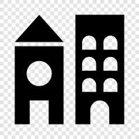 architecture, structure, design, construction icon svg