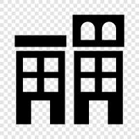 architecture, historic, old, historic buildings icon svg