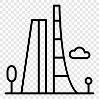 architecture, engineering, construction, towers icon svg
