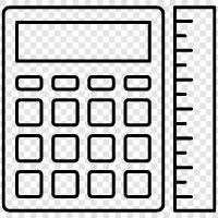 arithmetic, fractions, decimals, percentages icon svg