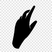 Armgeste, Handbewegung, Körpersprache, Kommunikation symbol