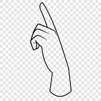 Armgeste, Zeichensprache, Handzeichen, Handfläche nach oben symbol