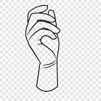 arm gesture, body gesture, hand signals, hand gesture icon svg