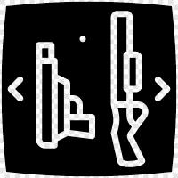 armaments, firearms, ammunition, gunsmithing icon svg