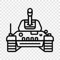 armored tank, military tank, tank, war icon svg