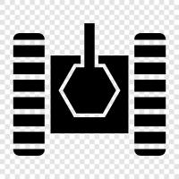 armored vehicle, combat vehicle, military vehicle, heavy armored vehicle icon svg