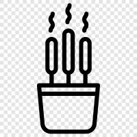 aroma, sticks, burner, censer icon svg