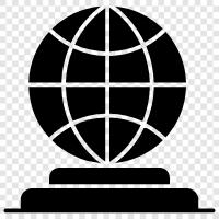 around the world, worldwide, global, international icon svg