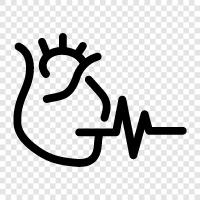 arrhythmias, coronary, diseases, conditions icon svg