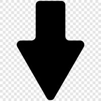 arrow, left arrow, down arrow, right arrow icon svg