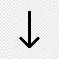 arrow down, down arrow icon, down arrow icon download, down arrow key icon svg