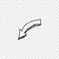 Arrow, Down, Shoot, Shooter icon svg