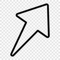 arrow, pointer, mouse, cursor image icon svg