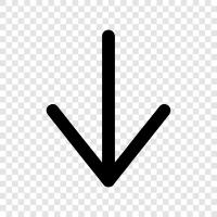 arrow, down, left, right icon svg