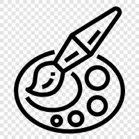 Art Brush, Painting Brush, Drawing Brush, Pencil icon svg