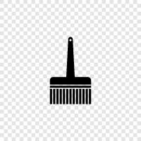 art, painting, canvas, bristles icon svg