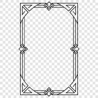 art deco frames, art deco style, art deco furniture, art deco frame icon svg