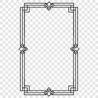 art deco frames, art deco style, art deco furniture, art deco frame icon svg