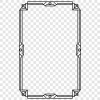 art deco style, art deco furniture, art deco posters, art deco frame icon svg