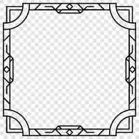 art deco style, art deco furniture, art deco lamps, art deco frame icon svg