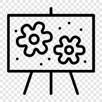 Art Gallery, Art History, Art Criticism, Art Supplies icon svg