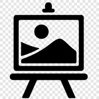 art, paintings, photography, drawings icon svg