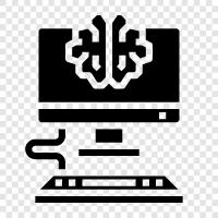 artificial intelligence, machine learning, deep learning, computer vision icon svg