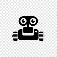 artificial intelligence, machine learning, robots, droid icon svg