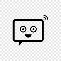 artificial intelligence, messaging, customer service, chatbot customer service icon svg