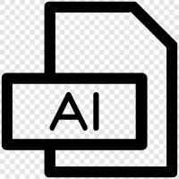 artificial intelligence, computer intelligence, cognitive computing, deep learning icon svg