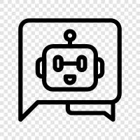 artificial intelligence, messaging, customer service, customer experience icon svg