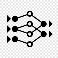 Künstliche Intelligenz, Neuronale Netzwerke, Lernalgorithmen, Überwachtes Lernen symbol