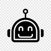 Künstliche Intelligenz, maschinelles Lernen, Robotik, Informatik symbol