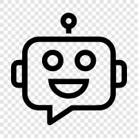 artificial intelligence, messaging, customer service, customer engagement icon svg
