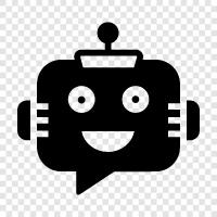 artificial intelligence, messaging, customer service, customer experience icon svg