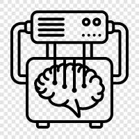 artificial intelligence, brain implants, braincomputer interfaces, cyborgs icon svg