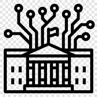 Künstliche Intelligenz, maschinelles Lernen, vorausschauende Analytik, Datenanalyse symbol