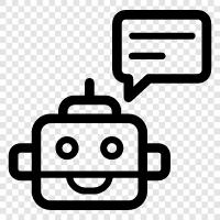 artificial intelligence, messaging, customer service, customer experience icon svg