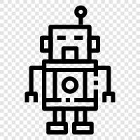 artificial intelligence, android, computer, CNC icon svg