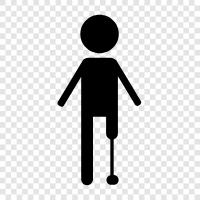 artificial, prosthetic device, artificial limb, bionic icon svg