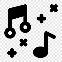 artist, music download, music streaming, music notes icon svg