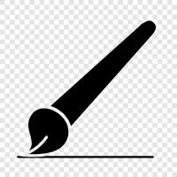 artist, painting, brush, tools icon svg