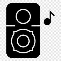 Artists, Songs, Albums, Music Videos icon svg