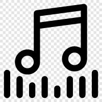 Artists, Songs, Music Videos, Music Styles icon svg