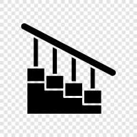 ascent, descent, stairs, porch icon svg