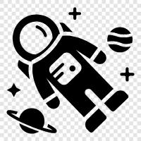 astronaut, space traveler, space exploration, space mission icon svg