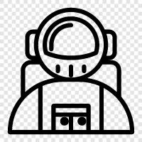 astronautics, space, space program, space shuttle icon svg