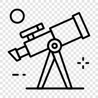 astronomical, eyepiece, finder scope, Mount Wilson Observatory icon svg