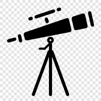 astronomy, night sky, telescope equipment, star gazing icon svg