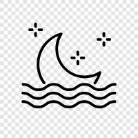 astronomy, lunar, night, star icon svg